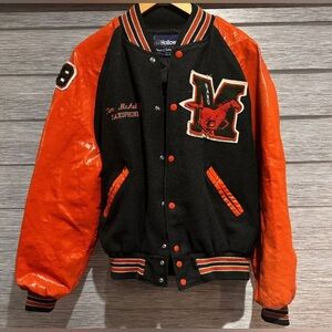 Vintage Men’s L Holloway College Mustang Band Wool Blends  Jacket Made In USA
